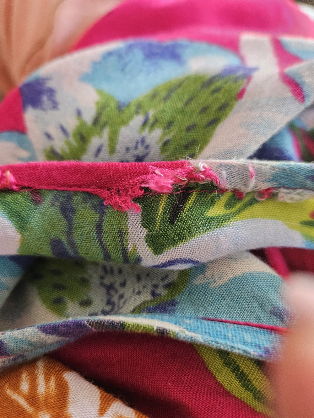 Seven Islands Floral Coverup - Hot Pink - Picture 6 of 6